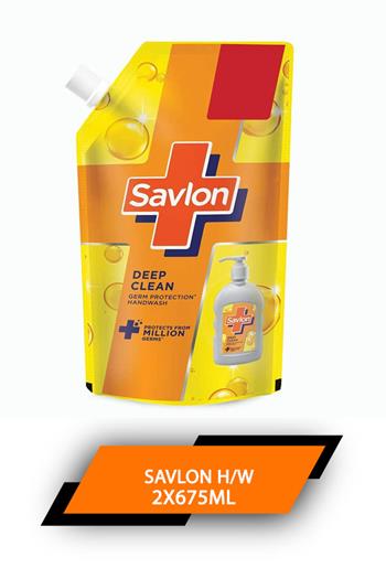 Savlon H/w Deep Clean Refill 2x675ml